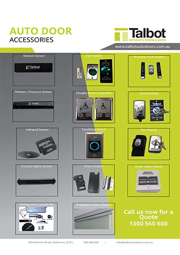 Automatic Door Parts Brochure V1