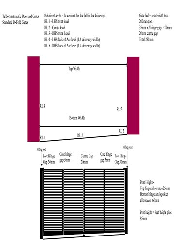 Bifold Gate Meaurrement Instructions